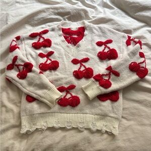 Cherry Sweater XS